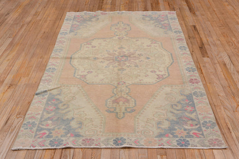 Vintage Oushak Area Rug (4' x 7')